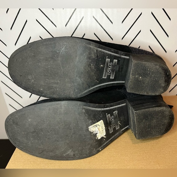 Toms Leila Ankle Boots / Black & Gray - Picture 13 of 15